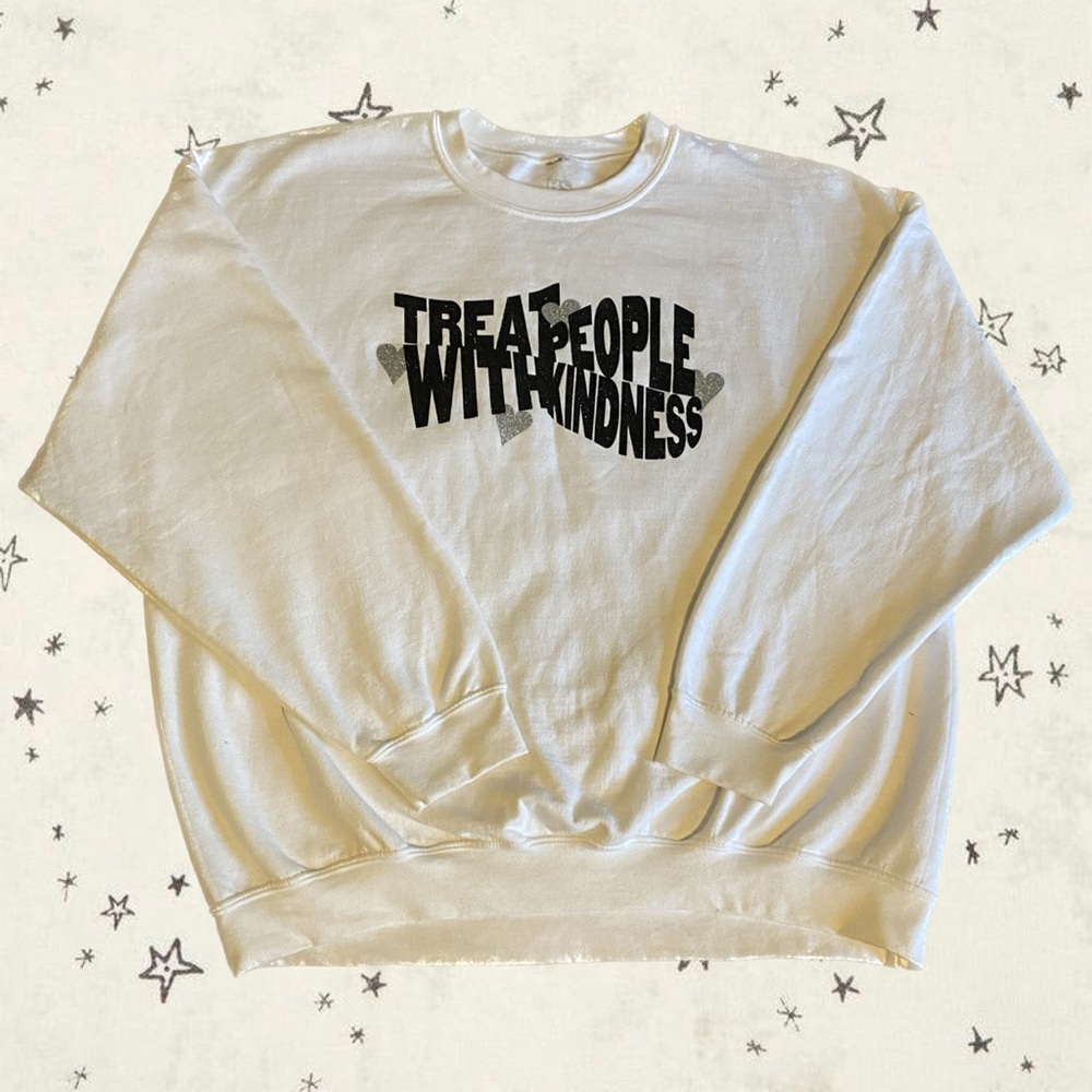 Harry Styles glitter TPWK crewneck 🪩
